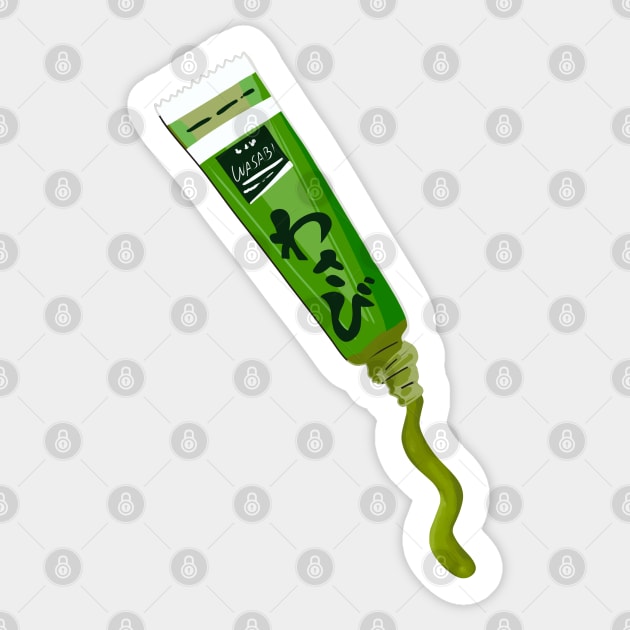 Wasabi tube Sticker by Mimie20